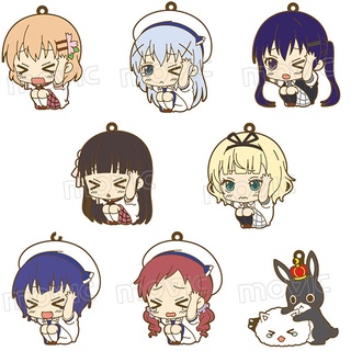 [แท้/สภาพสวย] Gochuumon wa Usagi Desu ka?? ViVimus Rubber Strap Collection พวงกุญแจการ์ตูน Is the order a rabbit?