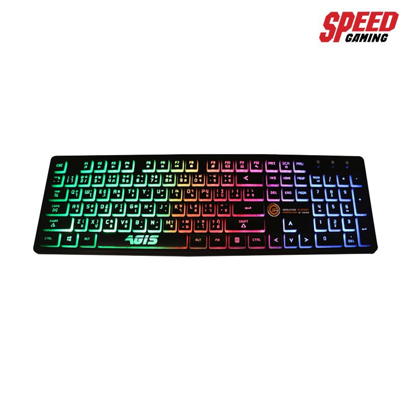 NEOLUTION E-SPORT KEYBOARD AGIS LED COLOURS RUBBER DOME SPEED GAMING