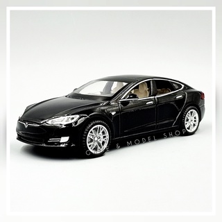 **สินค้าพร้อมส่ง** Tesla Model S 1:32 [PROSWON] โมเดลรถ เทสล่า รุ่นโมเดลเอส สีดำ, ขาว, แดง