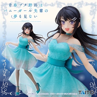 ฟิกเกอร์แท้🇯🇵 Rascal Does Not Dream of Bunny Girl Mai Sakurajima (Clear Dress Ver.) Coreful Figure