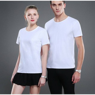 [พร้อมส่ง]Sai D เสื้อยืดคอกลม ผู้ชาย ผู้หญิง สีพื้น สีขาว เนื้อ Modal ผ้านุ่ม ใส่สบาย ระบายอากาศได้ดี คล้าย Airism