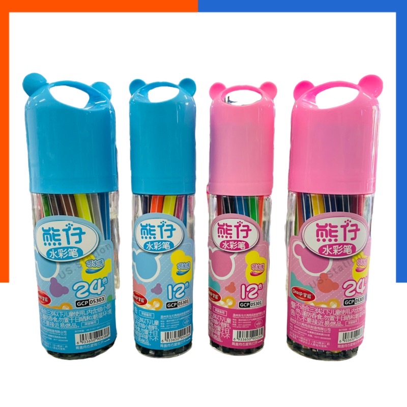 ปากกาเมจิก GRASP สีเมจิก แพคกระปุก 24สี หัวเทจิก ปากกา พร้อมส่ง มีเก็บปลายทาง US.Station