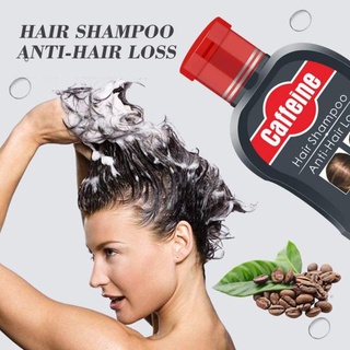 Caffeine Hair shampoo Anti hair แชมพูบำรุงเส้นผมหนังศรีษะลดการหลุดล่วงของเส้นผม ช่วยฟื้นฟูหนังศรีษะ เพิ่มความเงางาม