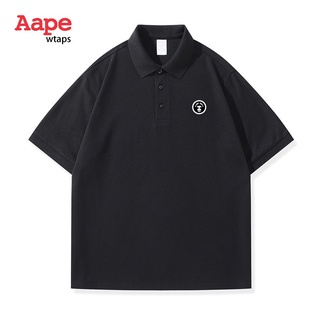 Aape เสื้อยืดโปโล คอปก แขนสั้น ระบายอากาศ เหมาะกับฤดูร้อน สไตล์สปอร์ต สําหรับผู้ชาย