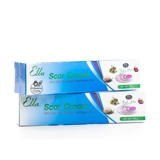 Exp.5/2027 บอกลารอยแผลเป็น (10 กรัม x 2 หลอด) Ella Scar Cream เอลล่าสกา ครีม