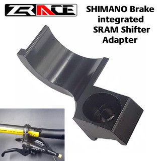 ZRACE XTR / XT / SLX / DEORE อะแดปเตอร์ชิฟเตอร์เบรก SRAM ในตัว, เบรก SHIMANO และชิฟเตอร์ SRAM 2 in 1, AL7075, 4.5g