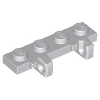[314] ชิ้นส่วนเลโก้ Lego Part Hinge Plate 1 x 4 Locking Dual 1 Fingers on Side(44568) ราคา/ชิ้น