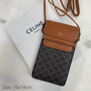 ส่งแมสฟรี ใน กทม.ถูกที่สุด ของแท้ 100% Celine Phone bag