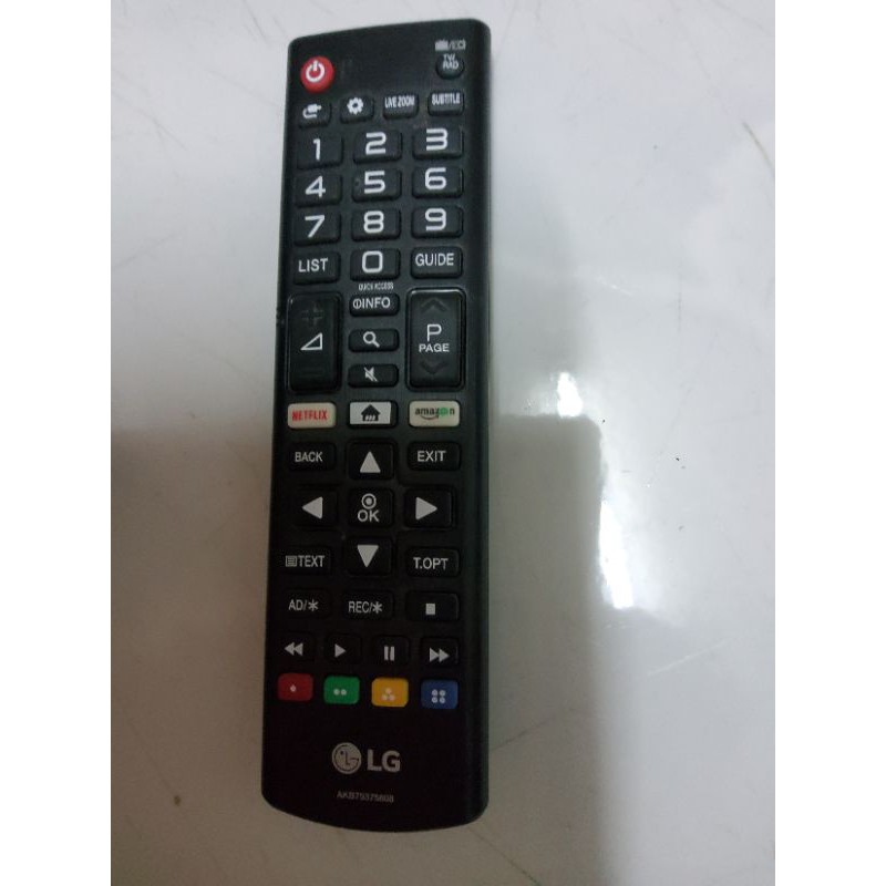 ( มือ2 สภาพ 98%) ขายรีโมททีวี  LG SMART TV UHD TV 4K รุ่น 55UK6300PTE ( ของแท้ติดมากับตอนซื้อเครื่องแต่ไม่ใช่เมจิกรีโมท)