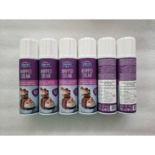 วิปครีม ครีมแท้ ชนิด วิปปิ้งครีม Emborg whipped cream 250g