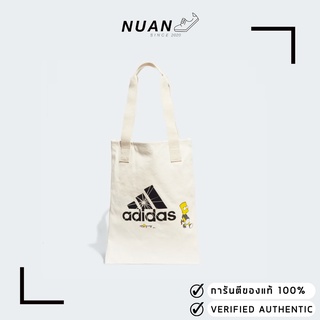 กระเป๋า Adidas " ของแท้ ป้ายไทย " H34818 ถุงผ้า ถุงผ้าช้อปปิ้ง ผ้าแคนวาส กระเป๋าหิ้วช้อปปิ้ง THE SIMPSONS