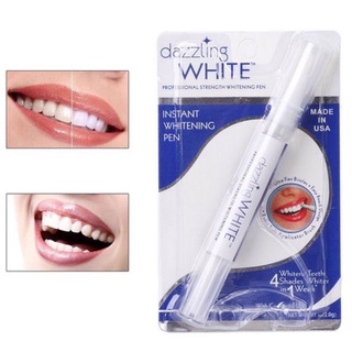 ใหม่ พร้อมส่ง ปากกาฟันขาว ปากกาไวท์เทนนิ่ง Dazzling White Pen - Professional Strength Whitening Pen เเพคเกจใหม่