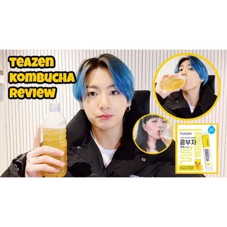 เติมสต๊อกแล้ว!! TEAZEN KOMBUCHA 50กรัม 10ซอง/กล่อง ทีเซ็น คอมบูชาเกาหลี (พร้อมส่ง🌻) (ชาจองกุกดื่ม)