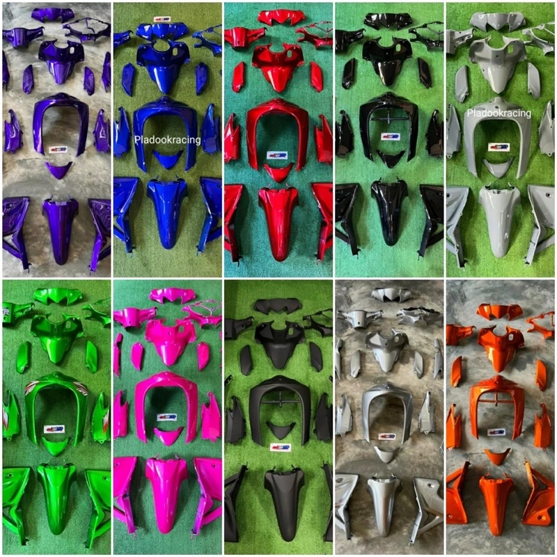 ชุดเฟรม17ชิ้นwave110i2011-2018ชุดสีเวฟ110i งานABSแถมสติ๊กเกอร์ชุดสี พิเศษใต้ฝาข้างด้านท้าย 1 คู่