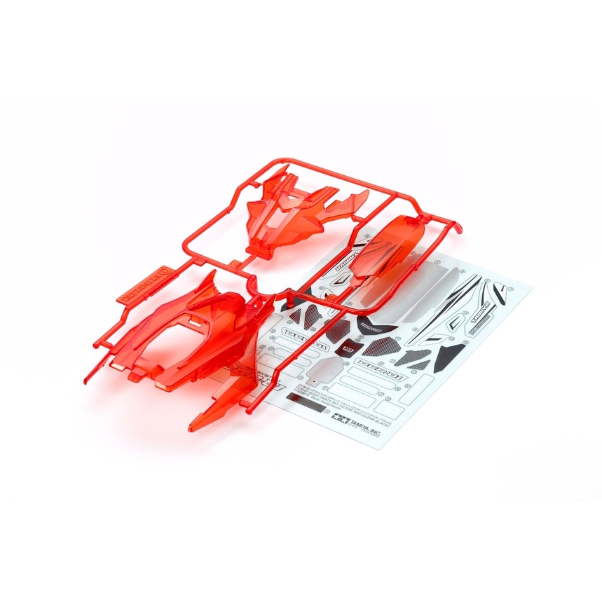 TAMIYA 95407 Jr Body Set Dcr-01 Clear Red