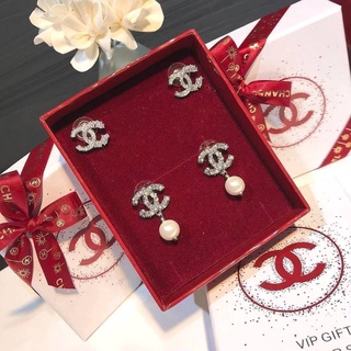 (!!)มาแล้วจ้า! รอบนี้ห้ามพลาดนะคะ! Rare items(!!) แพ็คคู่สุดคุ้ม! CHANEL DOUBLE EARRING VIP GIFT WITH PURCHASE ORIGINAL