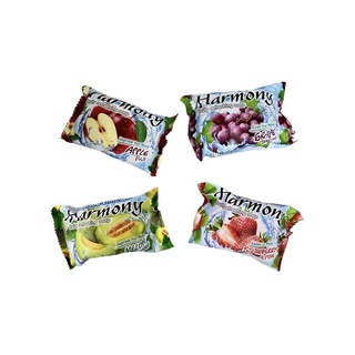 Harmony ฮาร์โมนี่ สบู่ผลไม้ 70-75 กรัม กลิ่นต่างๆ🍊🍇🍓🍋🍏