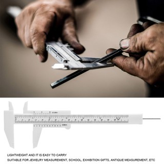 คลังสินค้าใส มีของพร้อมส่ง  เครื่องมือวัด Vernier Caliper พลาสติกความแม่นยําสูง 150 มิลลิเมตรอุตสาหกรรม