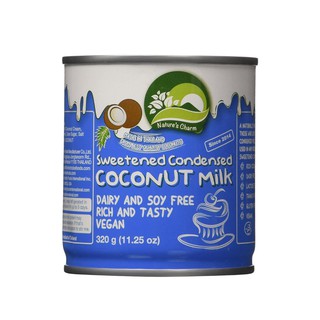 เนเจอร์ชาม นมข้นหวานจากมะพร้าว 320 กรัม - Plant Based Condensed Coconut Milk Sweetened Natures Charm 320g