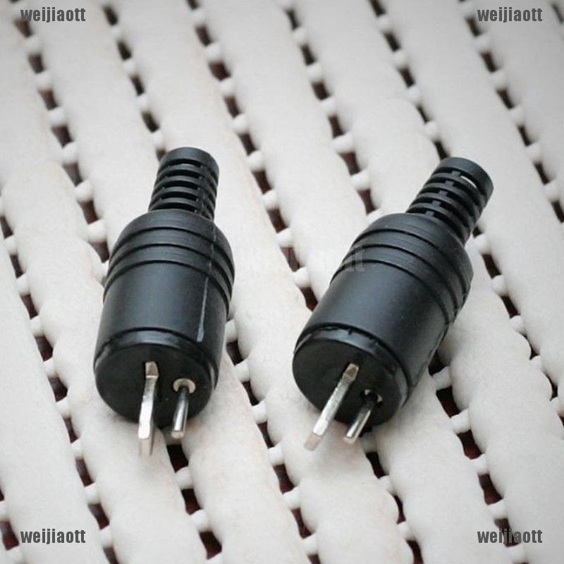 ใหม่2 Pin Din ปลั๊กลําโพงและไฮไฟเชื่อมต่อสกรูขั้ว ( 2 แพ็ค )