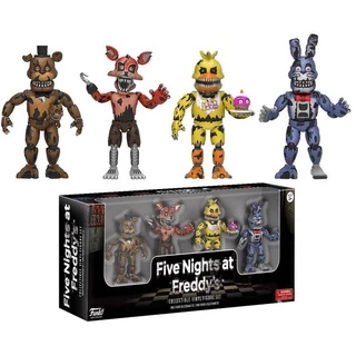 โมเดลฟิกเกอร์ PVC รูปหมี FNAF Freddy Bonnie Foxy Chica Fazbear Nightmare Fredbear Balloon Boy ของเล่นสําหรับเด็ก