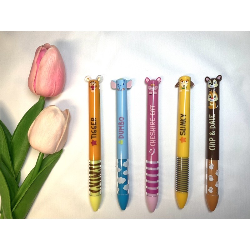 ✨สินค้ามือหนึ่ง✨(Made in Japan🇯🇵) ‼️Sale‼️ปากกา Tigger/Dumbo/Cheshire cat/Slinky/Chip&Dale (Disney japan🏰✨🇯🇵)