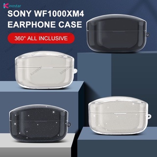 เคสสำหรับ Sony WF1000XM4หูฟังอุปกรณ์เสริมซิลิโคนเชลล์แยกนิ่ม TPU ชาร์จกล่องเคส