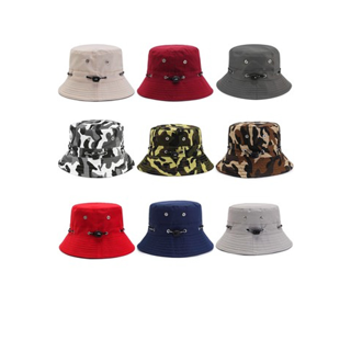 หมวกบักเก็ต หมวกบักเก็ต หมวก Bucket Hat หมวกสีพื้น หมวกแฟชั่น