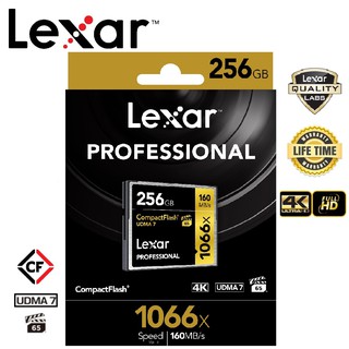 Lexar 256GB 1066x (160MB/s) Compact Flash Professional