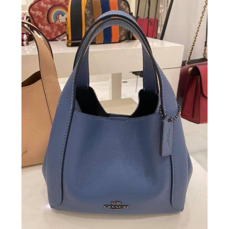 แท้💯Coach Hadley Hobo 21 สีฟ้า