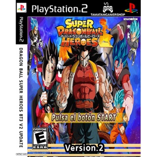 (V.2)Super Dragonball Heroes Budokai Tenkaichi Version2 ps2 แผ่นเกมส์ps2 เกมเพล2 เกมดราก้อนบอล dragonball v.2 ps2