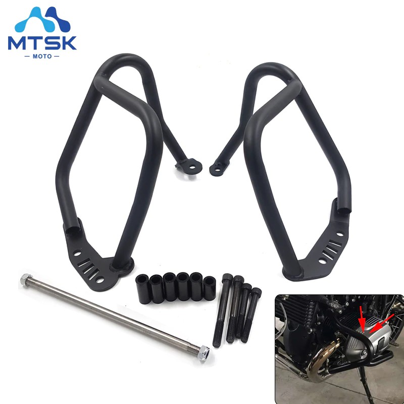 R9T R Nine T Motorcycle Accessories Engine Protective Guard For BMW 2014 2015 2016 2017 2018 R9T Crash Bar Protector