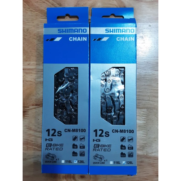 โซ่จักรยาน shimano  12สปีด เสือหมอบและภูเขาSHIMANO Duraace Ultegra XTR XT SLX DEORE M6100 M7100 M810