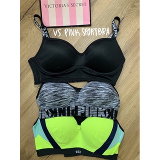 สปอร์ตบรา PINK Victoria’s Secret  Sport bra มือสองของแท้ 💯💯อ่านรายละเอียดก่อนซื้อ