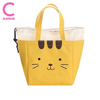 CLAFELOR-กระเป๋าเก็บอุณหภูมิ กระเป๋าปิคนิค ถุงใส่กล่องข้าว รุ่น LC-127 มีฉนวนเก็บอุณหภูมิด้านใน