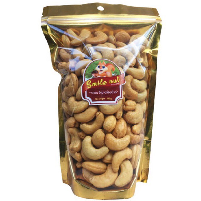 รับประกันคุณภาพ เม็ดมะม่วงหิมพานต์อบ 500g AAA Cashew Nuts