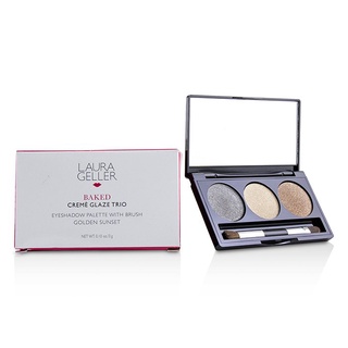 LAURA GELLER - Baked Cream Glaze Trio Eyshadow Palette With