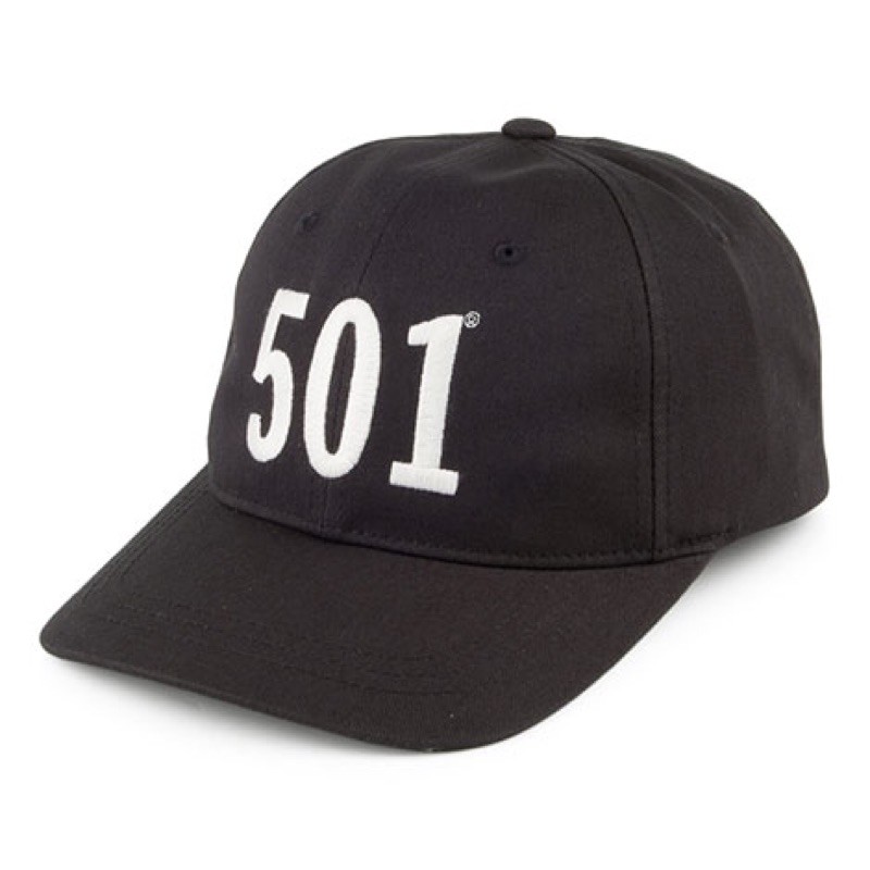 Levi's 501 Baseball Cap PRODUCT CODE 952616 หมวกCAPสีดำปรับขนาดได้ใส่ได้ทั้งผู้ชายผู้หญิงป้ายครบ
