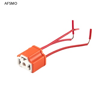 [AFSMO] H4 ซ็อกเก็ตหลอดไฟเซรามิค สามปลั๊ก ซ็อกเก็ตไฟหน้า โคมไฟ ซ็อกเก็ตหลอดไฟ ซ็อกเก็ตกระพริบ