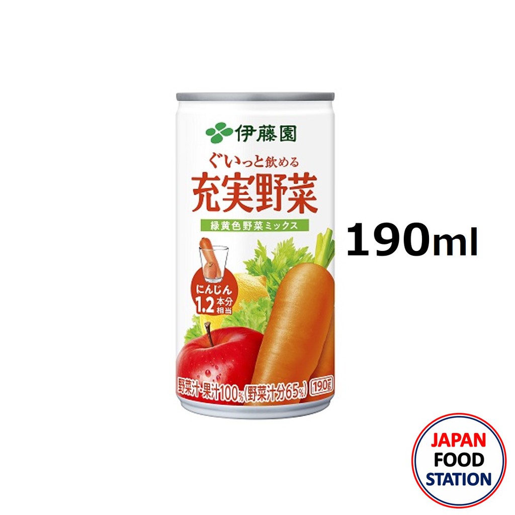 ITOEN JYUJITSUYASAI CAN 190G (18527) น้ำผักและผลไม้พร้อมดื่ม