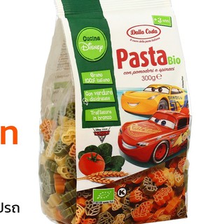 💥โปรสุดพิเศษ!!!💥 Cars Pasta Tomato And Spinach 500g พาสต้าผสมมะเขือเทศและผักโขม คุณภาพระดับพรีเมี่ยม