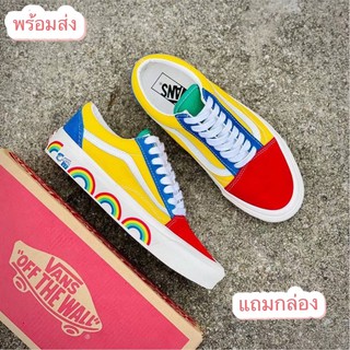 รองเท้า Vans Old Skool เข้าใหม่ สีสันน่ารัก แถมกล่อง