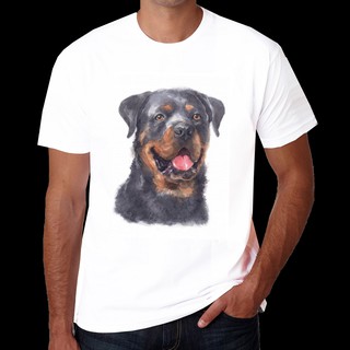 เสื้อลายหมา DRW003 rottweiler เสื้อยืด เสื้อยืดลายหมา เสื้อยืดสกรีนลายหมา