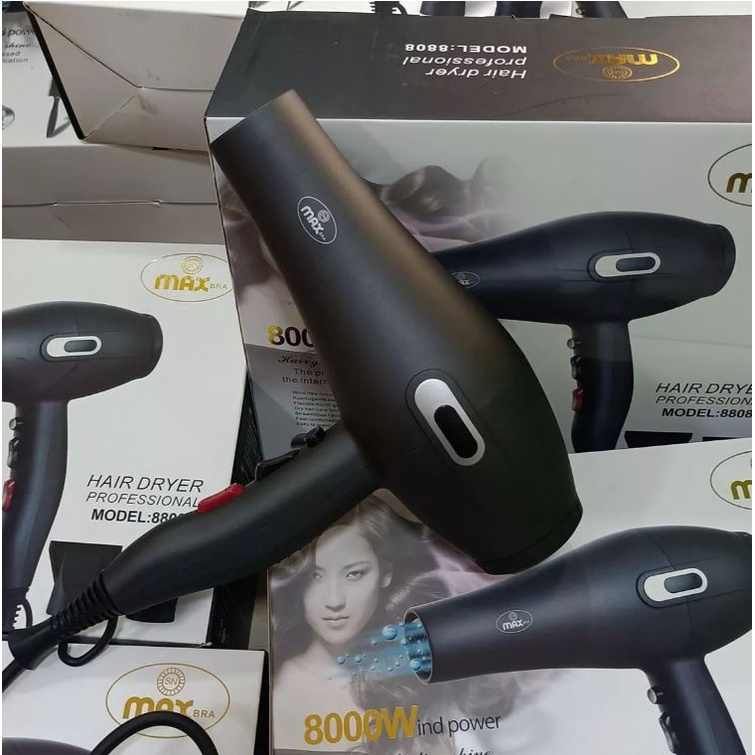 (ไดร์ช่าง)(ของแท้100%) ไดร์เป่าผมคุณภาพสูง กำลังไฟ 8000W MAX8808