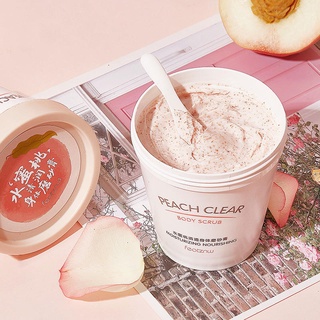 PEACH CLEAR scrub ผิวกาย สครับผิว สครับตัวนุ่ม สครับไอศกรีม (พร้อมส่ง)