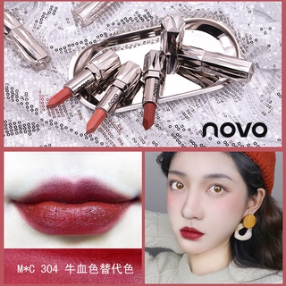 Novo Black Diamond Velvet Moisturizes Lipstick [No.5263] ลิปสติกเนื้อเวลเวด สีสวย ติดทน ฉ่ำ