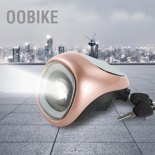 Oobike ไฟหน้า ไฟซีลเสียงดัง กันน้ํา เพื่อความปลอดภัย สําหรับรถจักรยานไฟฟ้า