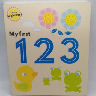 My First 1 2 3 , Little Beginners Board book - 61a