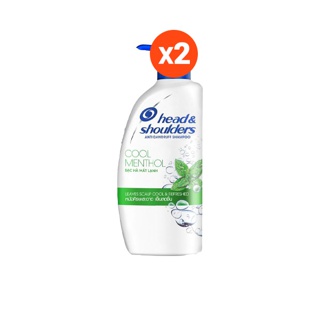 Head & Shoulders แชมพูขจัดรังแค สูตร คูล เมนทอล 850 มล. X2 ขวด Anti Dandruff Shampoo Cool Menthol