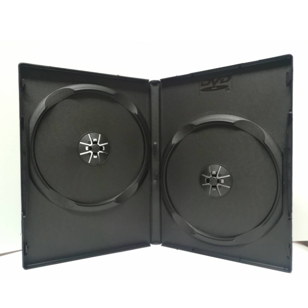 กล่องใส่ DVD 2 หน้า (สีดำ) (แพค 25 กล่อง)